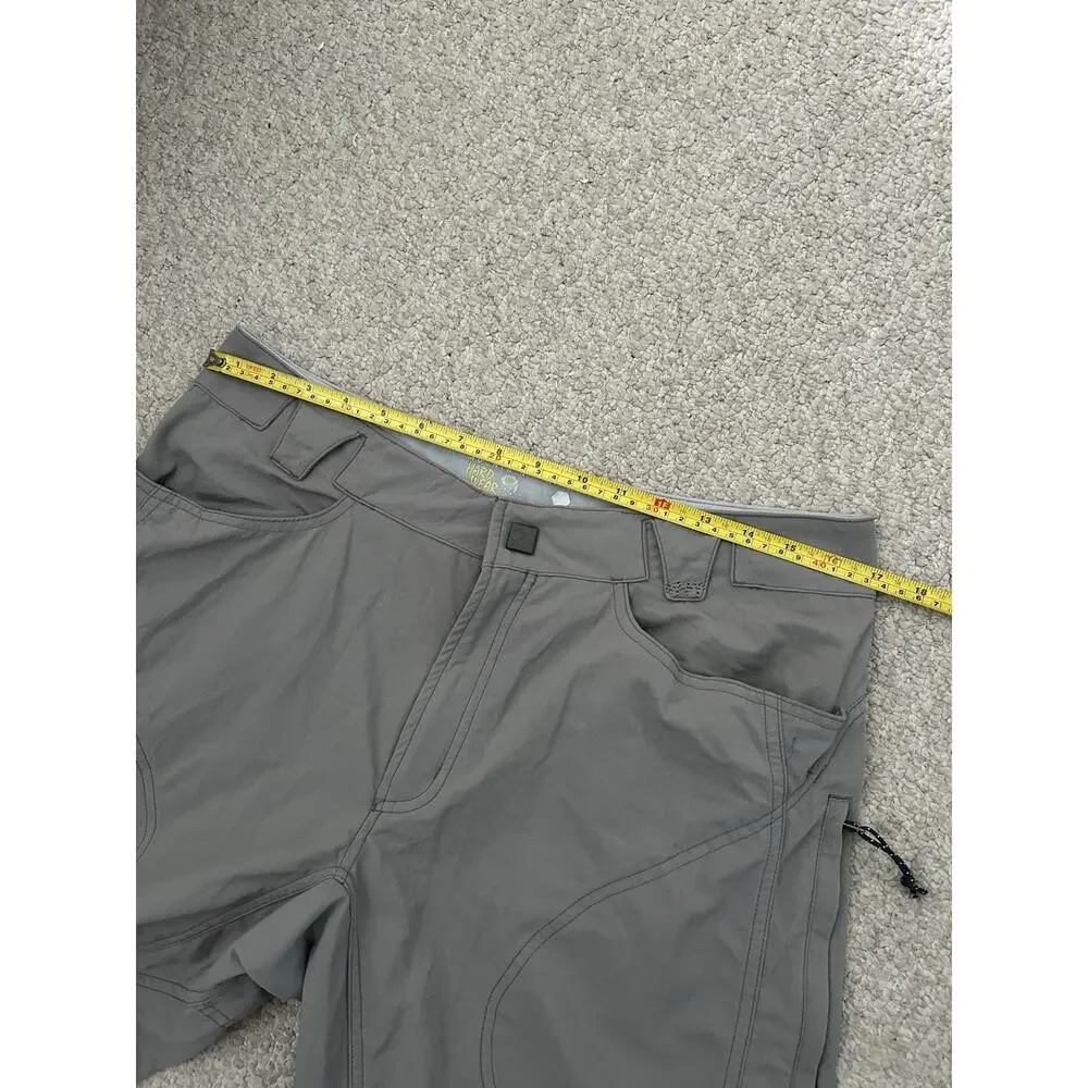 Mountain Hardwear Convertible Zip Off Hiking Pants Men’s M Regular Gray Nylon